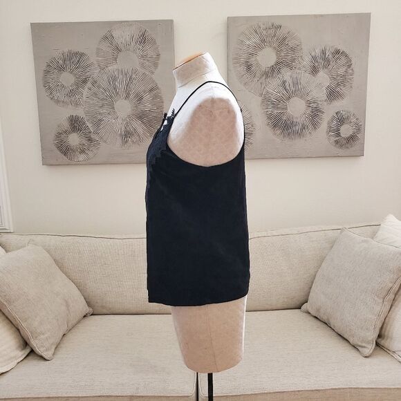 Wayf Poise Velvet Strappy Camisole -  size Medium in Black. - Picture 8 of 14